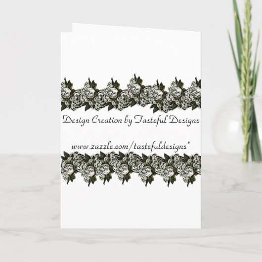 Sjabloon voor huwelijksuitnodiging (Achterkant)