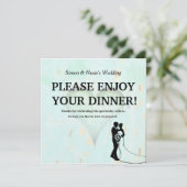 Sjabloon voor huwelijksuitnodiging, hartuitnodigin kaart (Staand voorkant)