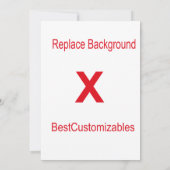 Sjabloon voor huwelijksuitnodiging kaart (Achterkant)