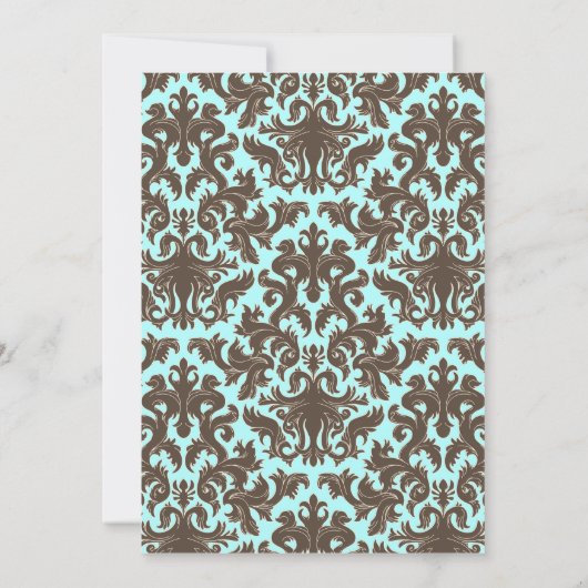 Sjabloon voor huwelijksuitnodiging kaart (Achterkant)