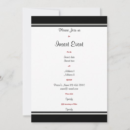 Sjabloon voor injecties - klassieke rode rozen kaart (Achterkant)