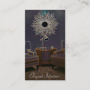 Sjabloon voor intern ontwerp/decor-visitekaartje visitekaartje