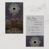 Sjabloon voor intern ontwerp/decor-visitekaartje visitekaartje (Voorkant / Achterkant)