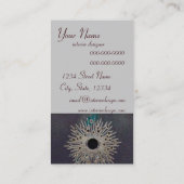 Sjabloon voor intern ontwerp/decor-visitekaartje visitekaartje (Achterkant)