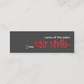 Sjabloon voor interne pieklijst/salon-visitekaartj mini visitekaartje (Voorkant)