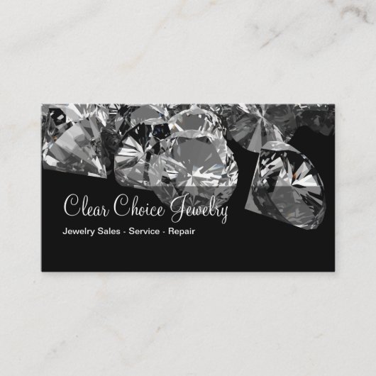 Sjabloon voor juwelen visitekaartje Nieuw (Voorkant)