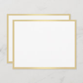 Sjabloon voor kalligrafie Gold Script Text Custom (Voorkant / Achterkant)