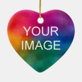 Sjabloon voor keramische hartversiering Voeg Afbee Keramisch Ornament (Achterkant)