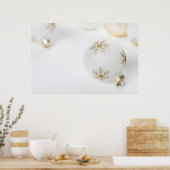 Sjabloon voor kerstfeestdag met hoge sleutel poster (Keuken)