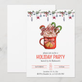 Sjabloon voor kerstfeestdagen, feestdag kaart (Voorkant / Achterkant)