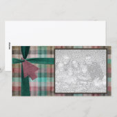 Sjabloon voor Kerstfoto met Plaid (Voorkant / Achterkant)