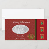 Sjabloon voor kerstKaart (Voorkant / Achterkant)