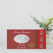 Sjabloon voor kerstKaart (Staand voorkant)