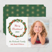 Sjabloon voor kerstmis voor grote fotografie (Voorkant / Achterkant)