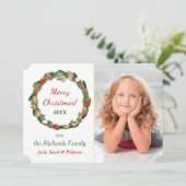 Sjabloon voor kerstmis voor grote fotografie (Staand voorkant)