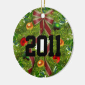 sjabloon voor kerstversiering keramisch ornament (Links)