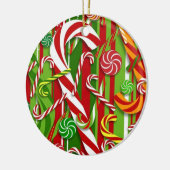 Sjabloon voor kerstversiering keramisch ornament (Links)