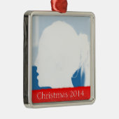 Sjabloon voor kerstversiering met foto's en scheur metalen ornament (Rechts)