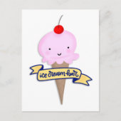Sjabloon voor kleine tabeltop-Ice Cream Bar Briefkaart (Voorkant)