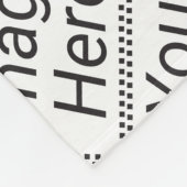 Sjabloon voor kleine tapebanket fleece deken (Hoek)