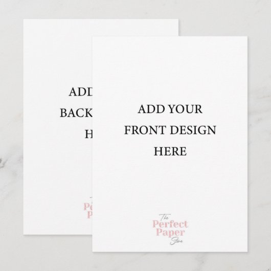 Sjabloon voor kleine uitnodigingen (4,5 x 6,25) (Voorkant / Achterkant)