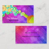 Sjabloon voor kleurloze bedrijfskaarten visitekaartje (Voorkant / Achterkant)