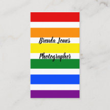 Sjabloon voor kleurrijke regenboogstrips Fotografe