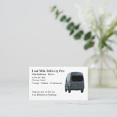 Sjabloon voor Last Mile Delivery Services-visiteka Visitekaartje (Staand voorkant)