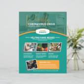 Sjabloon voor liefdadigheidsflyer (Staand voorkant)