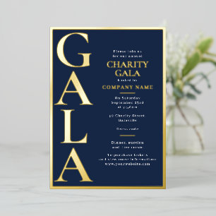 Sjabloon voor liefdadigheidsgala Fondsenwervende g