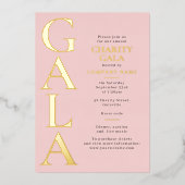 Sjabloon voor liefdadigheidsgala Fondsenwervingsac (Voorkant)