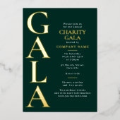 Sjabloon voor liefdadigheidsgala Fondsenwervingsac (Voorkant)