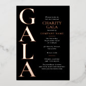 Sjabloon voor liefdadigheidsgala, fundraiser evene (Voorkant)