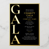 Sjabloon voor liefdadigheidsgala, fundraiser evene (Voorkant)