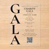 Sjabloon voor liefdadigheidsgala Fundraising Event (Voorkant)
