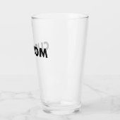 Sjabloon voor maatwerk pintglas blanco 475ml shake glas (Links)