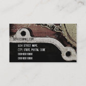 sjabloon voor mechanische reparaties visitekaartje (Achterkant)