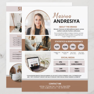 Sjabloon voor media-kit