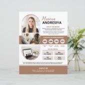 Sjabloon voor media-kit (Staand voorkant)