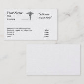 Sjabloon voor medische visitekaartjes II (Voorkant / Achterkant)