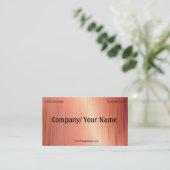 Sjabloon voor Metalen Bekijk zakelijke kaarten Visitekaartje (Staand voorkant)