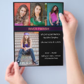 Sjabloon voor model headshot comp kaarten (Hand)