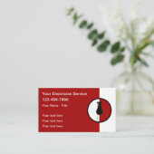 Sjabloon voor moderne elektronische visitekaartjes (Staand voorkant)