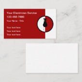 Sjabloon voor moderne elektronische visitekaartjes (Voorkant / Achterkant)