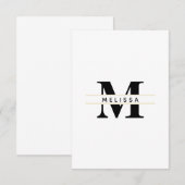 sjabloon voor monogram vet (Voorkant / Achterkant)