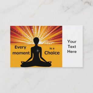 Sjabloon voor motivatie visitekaartjes