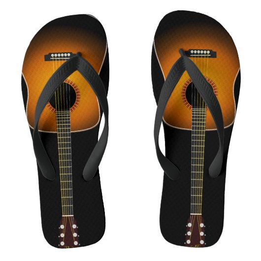 Sjabloon voor muziekfestival van Guitar Teenslippers (Voetbed)