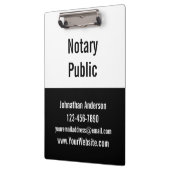 Sjabloon voor notionele publiekszwart-witpromotie klembord (Links)