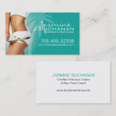 Sjabloon voor Nutritionist Business Card Visitekaartje (Voorkant / Achterkant)