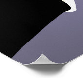 Sjabloon voor offshore olie en Pelican-Poster Poster (Hoek)